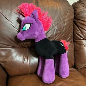 BUILD-A-BEAR Tempest Shadow Plush 16” MY LITTLE PONY Movie Purple Black 2017